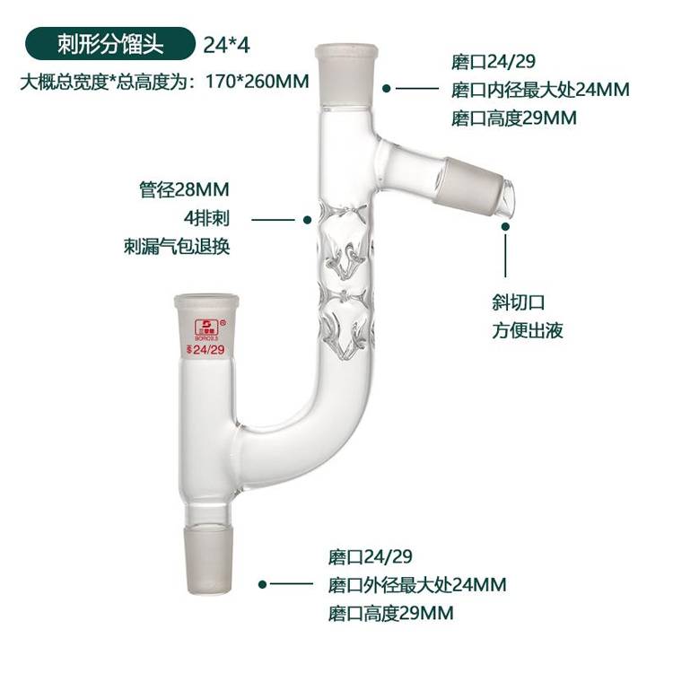 刺形分馏头